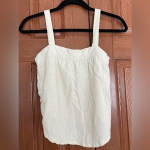 linen blend universal thread summery top xs